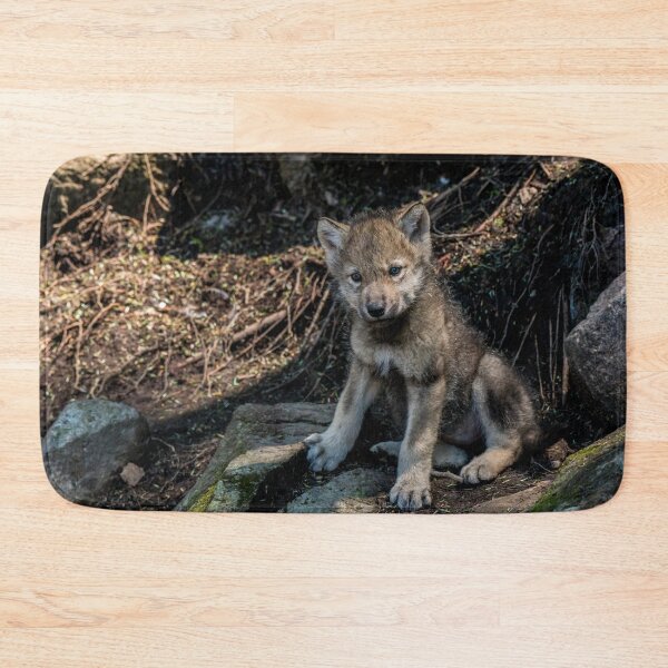 Item preview, Timber Wolf Pup designed and sold by WolvesOnly.