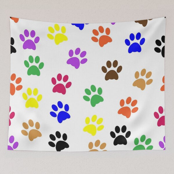 Item preview, Paw print colorful pattern designed and sold by NoahDea.