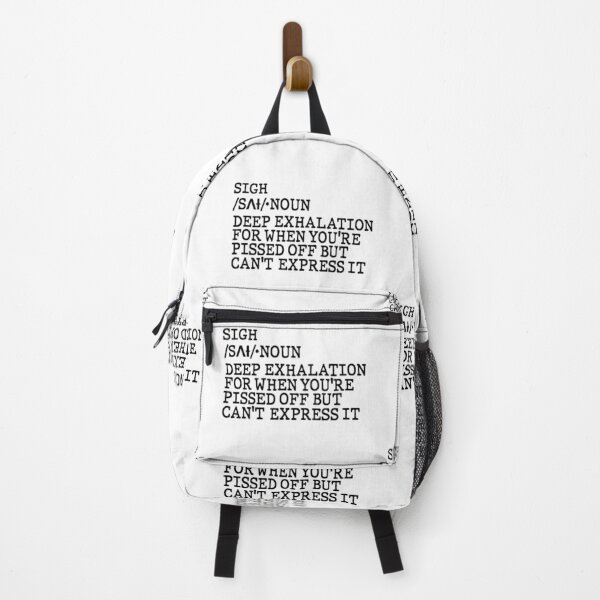 Item preview, Sigh Dictionary Meaning Funny Quote Design designed and sold by AritraSur.