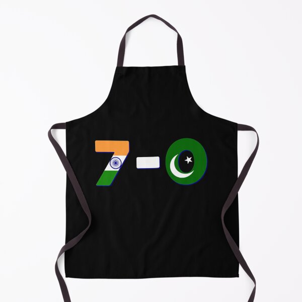 Artikelvorschau, Indien 7 Pakistan 0 2019 Indien Rekord Cricket World Cup Trikots entworfen und verkauft von BraaiNinjaz.