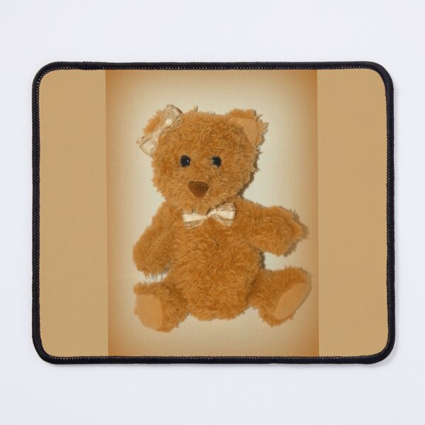 Item preview, Light Golden Brown Fuzzy Adorable Teddy Bear Sitting designed and sold by JariHawk.