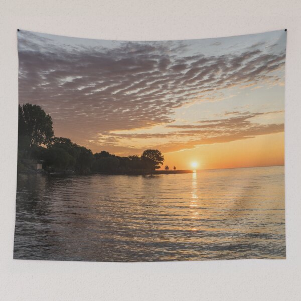 Item preview, Right on Point - Peninsular Sunrise over Lake Ontario in Toronto designed and sold by Georgia Mizuleva.