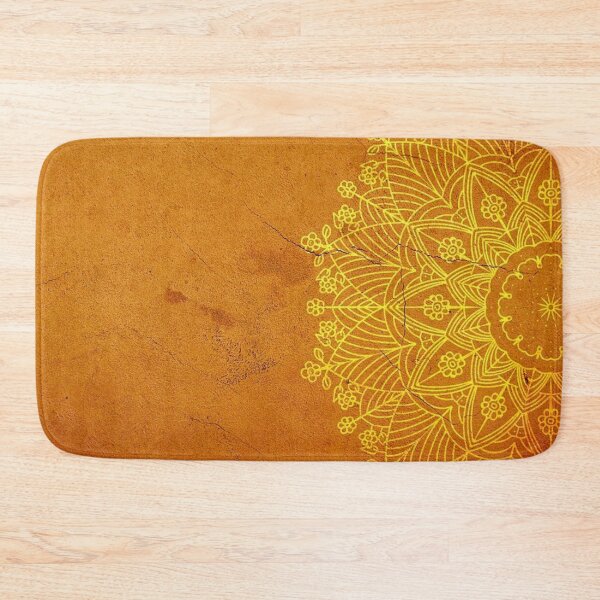 Item preview, Oriental yellow orange mandala designed and sold by NoahDea.