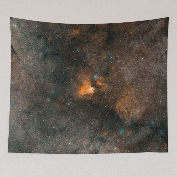 Item preview, Omega Nebula (M17, NGC 6618) - Emission nebula in the constellation of Sagittarius designed and sold by Raureif.