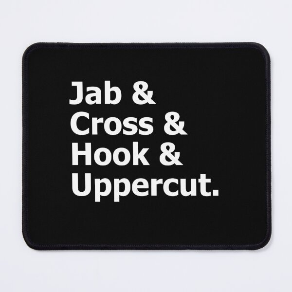 Item preview, Jab Cross Hook Uppercut Boxing Fan Pugilist Boxer  designed and sold by The Junto Shop.