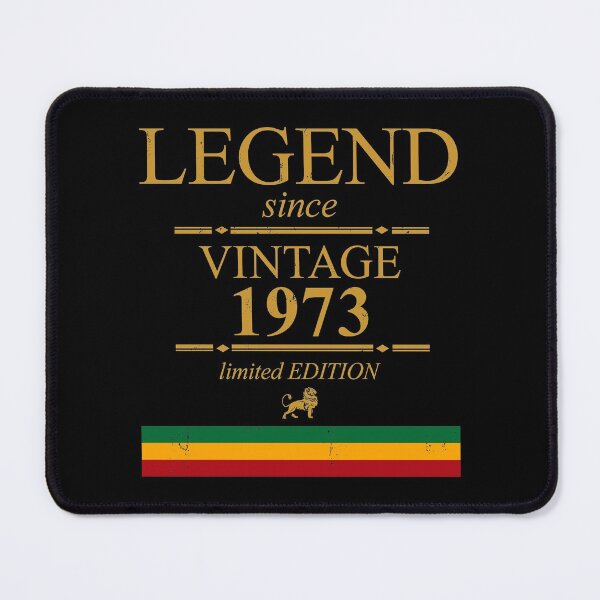 Artikelvorschau, Legend Since Vintage 1973 - Reggae-Flagge entworfen und verkauft von PulpTrends.
