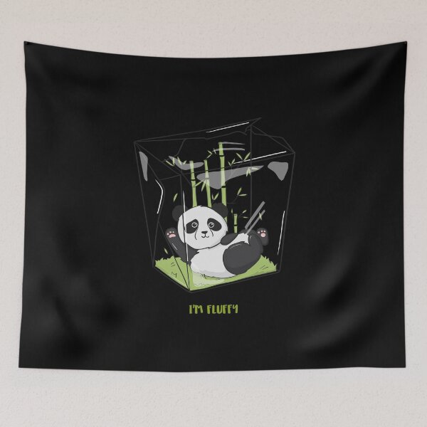 Item preview, Cute Animal Friendly Panda - I'm Fluffy designed and sold by Studio TANFF.