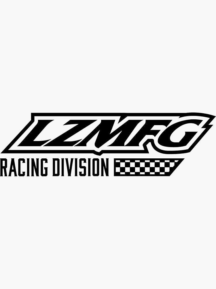 "LZMFG Racing Division - Adam LZ YouTube" Sticker for Sale by RED