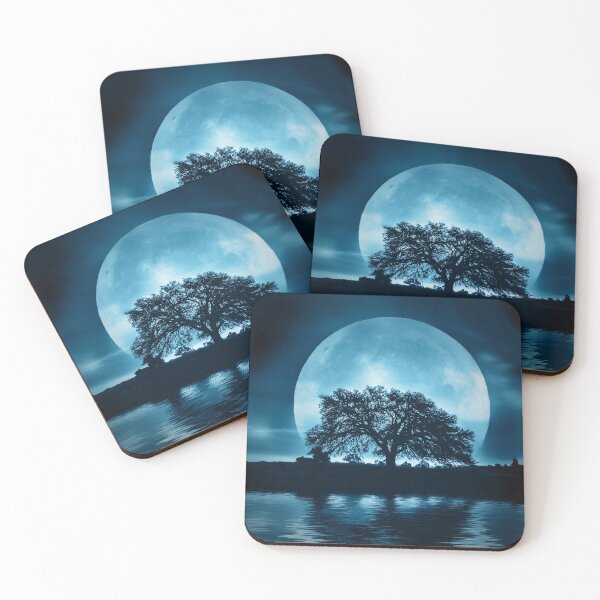 Item preview, Moon and Oak Tree Surreal designed and sold by Stephanie Laird.