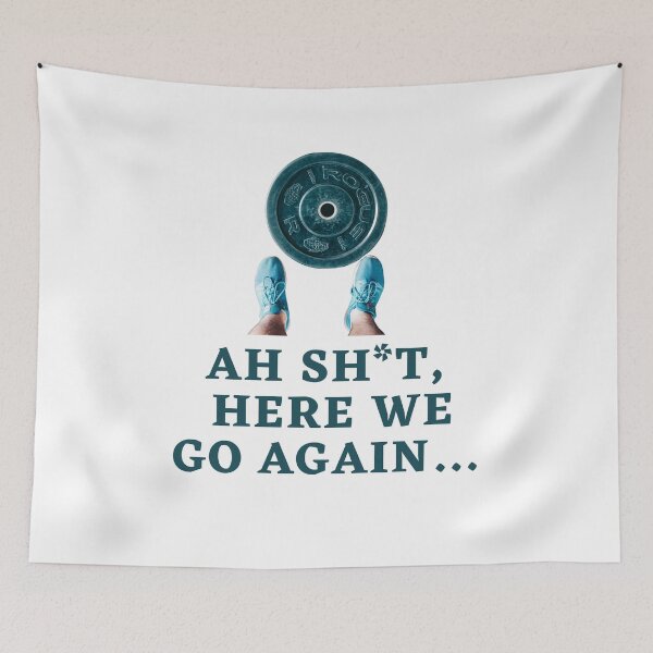 Item preview, Ah Shit, Here We Go Again (Nineteenth Edition): designed and sold by TheShahinDesign.