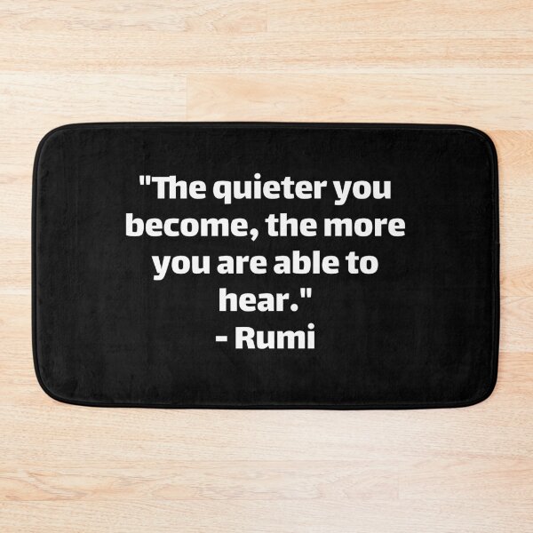 Item preview, Rumi The quieter you become the more you are able to hear designed and sold by Texterous.