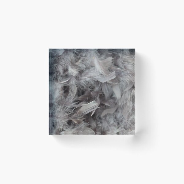 Item preview, Gray feathers, in delicacy and femininity designed and sold by PausePapote.