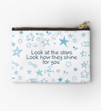 Coldplay Yellow Stars Zitat Studio Clutch