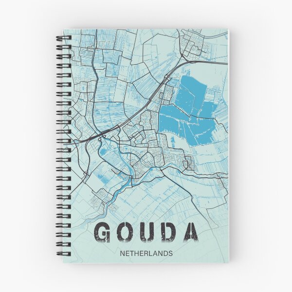 Item preview, Gouda netherlands map designed and sold by PostersProf1.