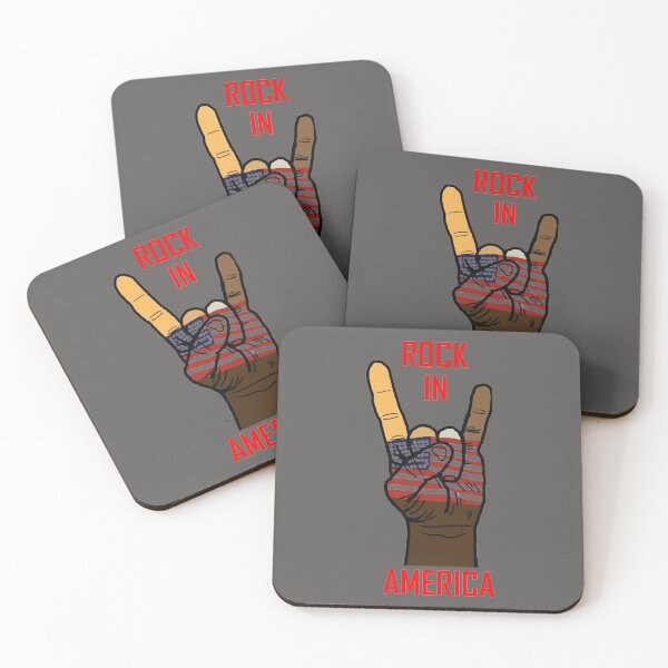 Item preview, Rock in America, devils' horns, graffiti hand drawn, urban art designed and sold by GamerzMark.
