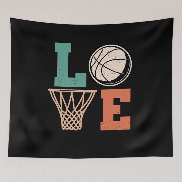 Item preview, Retro Basketball Love designed and sold by Anthlete.