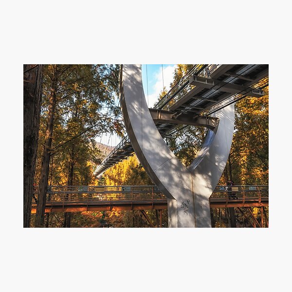 Item preview, Jangtaesan Recreational Forest Suspension Bridge designed and sold by aaronchoi.