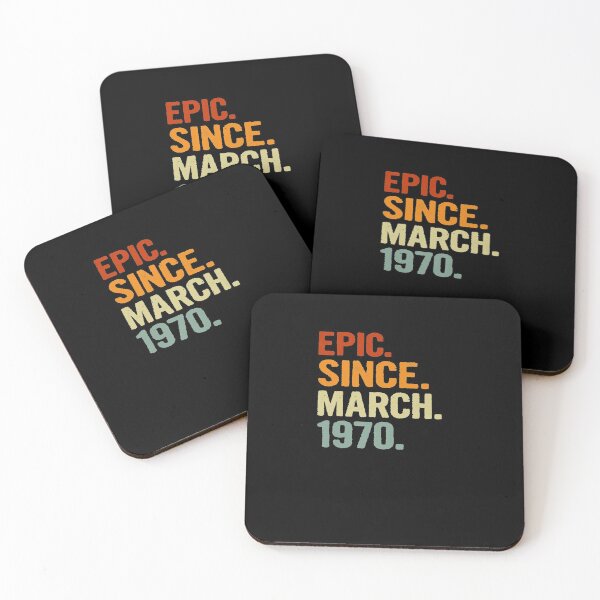 Item preview,  51 Years Old Retro Birthday Gift Epic Since March 1970 Premium designed and sold by KathleenTrujil.