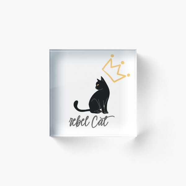 Item preview, CUTE BLACK REBEL CAT designed and sold by zush-designer.