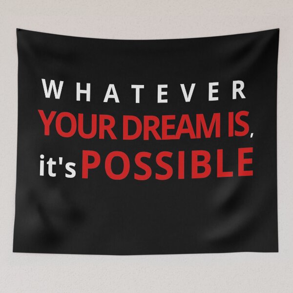 Item preview, Whatever Your Dream Is It's Possible - Negro designed and sold by Vectorial.