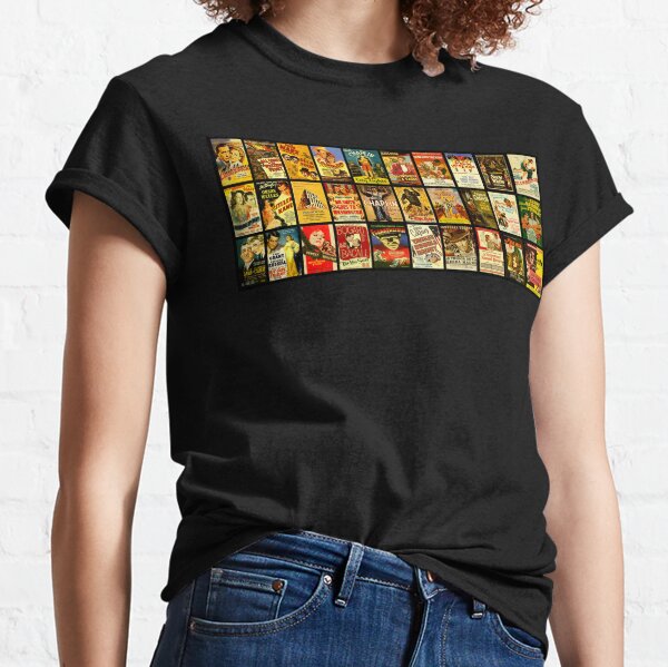 Vintage Hollywood Classic Movie Posters Classic T-Shirt