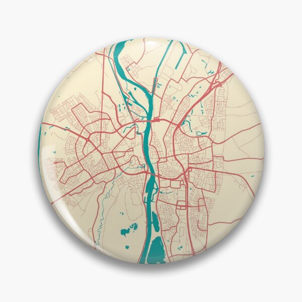 Item preview, Maastricht netherlands map designed and sold by PostersProf1.