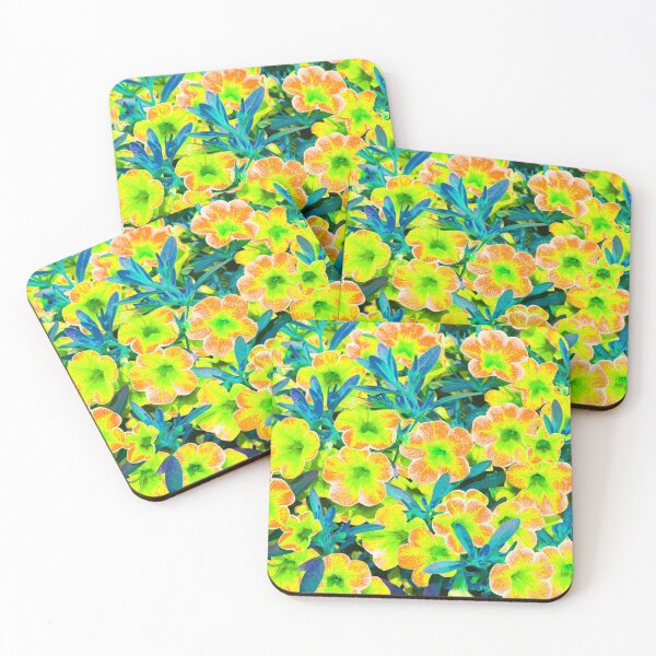 Item preview,  Blooming Yellowish Orange, Yellow, and Green Petunia designed and sold by IraNiva.
