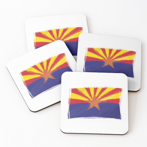 Item preview, Arizona Flag - Grunge Design - No text designed and sold by hijackhippo.