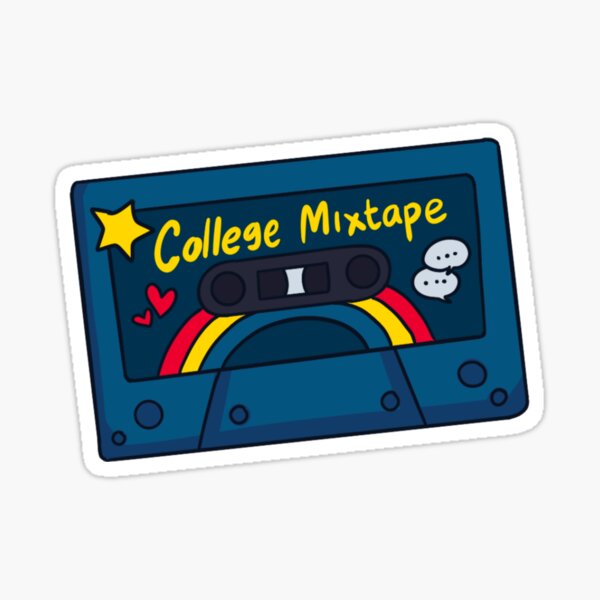 Kawaii College Mixtape Sticker