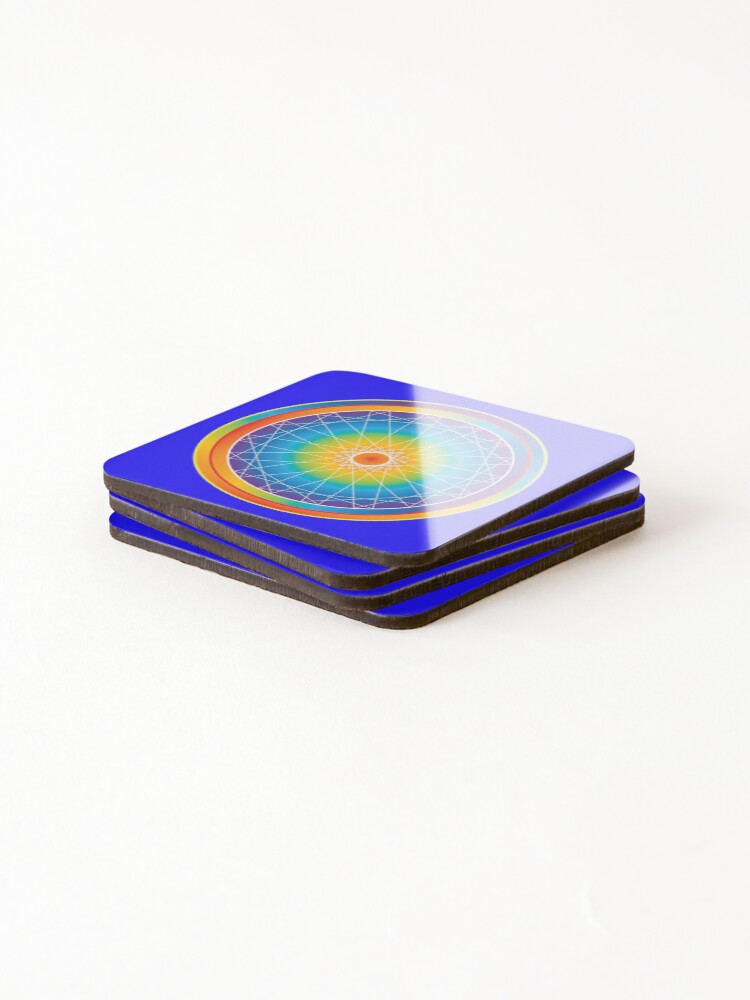 Thumbnail 4 of 5, Coasters (Set of 4), wheel designed and sold by InfinitePathArt.