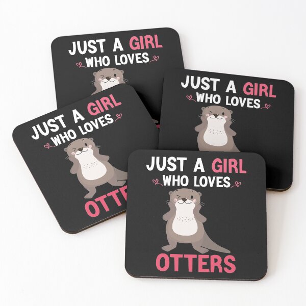 Item preview,  Just A Girl Who Loves Otters, Gift for Otters Lover Sea designed and sold by AEOPIN.