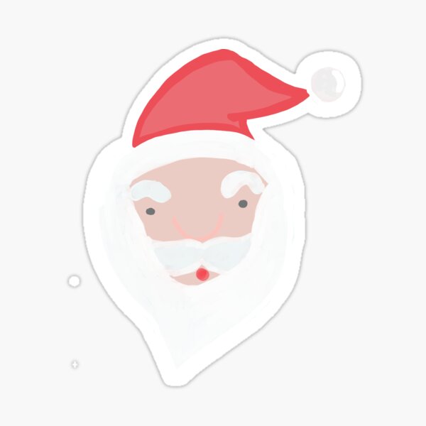 Santa claus head Sticker