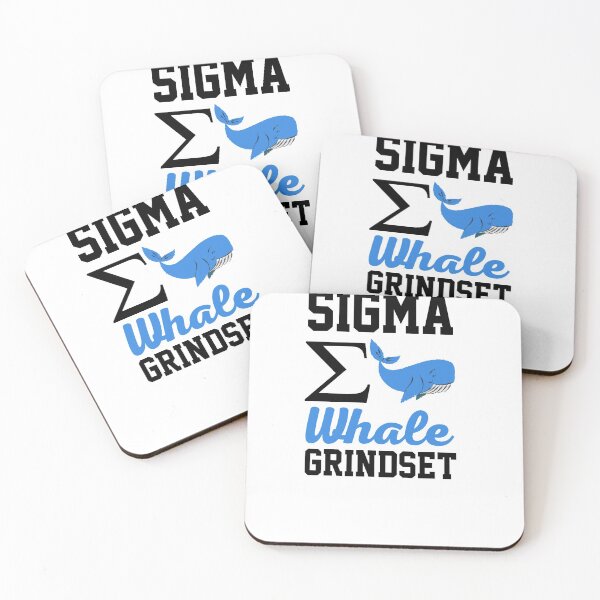 Item preview, Sigma Whale Grindset Funny Pun Quote Design designed and sold by AritraSur.