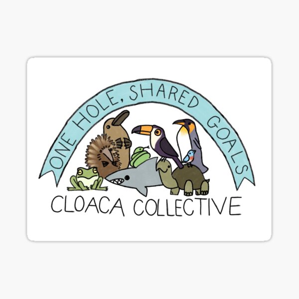 Cloaca Collective Sticker
