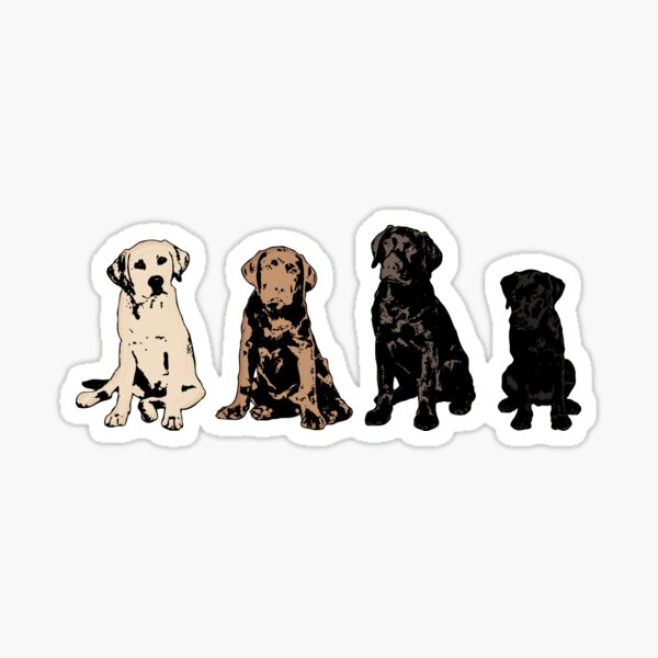 Rainbow of Puppy Love Sticker