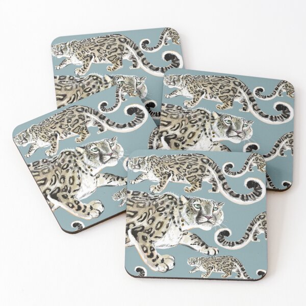 Item preview, Snow Leopard in Blue #1 designed and sold by belettelepink.