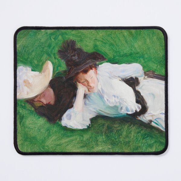 Item preview, Two Girls on a Lawn (ca. 1889) by John Singer Sargent designed and sold by Designedbysm.