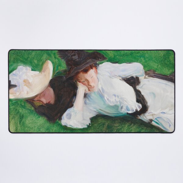 Item preview, Two Girls on a Lawn (ca. 1889) by John Singer Sargent designed and sold by Designedbysm.