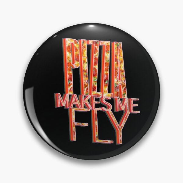 Item preview, Pizza makes me fly funny pizza lover quote designed and sold by teesresolution.