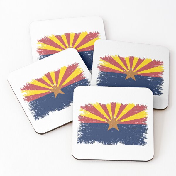 Item preview, Arizona Flag - Distressed designed and sold by hijackhippo.