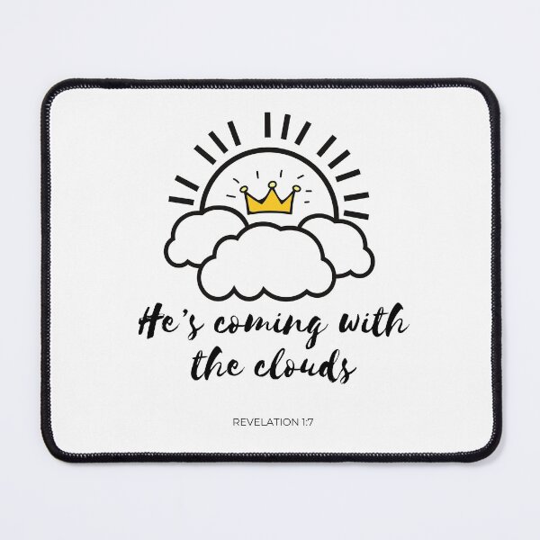 Item preview, He's coming with the clouds designed and sold by EdenAndOlive.