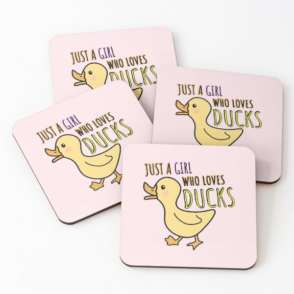 Item preview, Just A Girl Who Loves Ducks designed and sold by Vladan Seva.