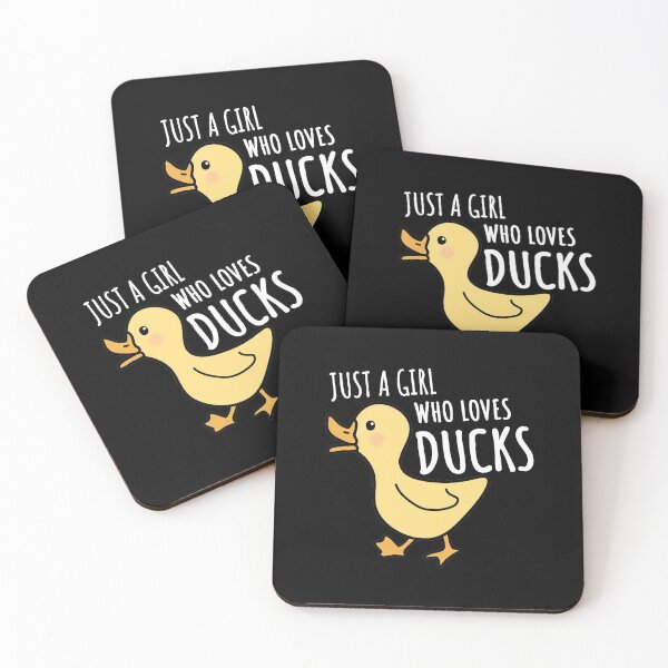 Item preview, Just A Girl Who Loves Ducks designed and sold by Vladan Seva.