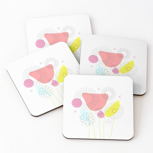 Item preview, Floral with abstrack background designed and sold by coolpinkbox.
