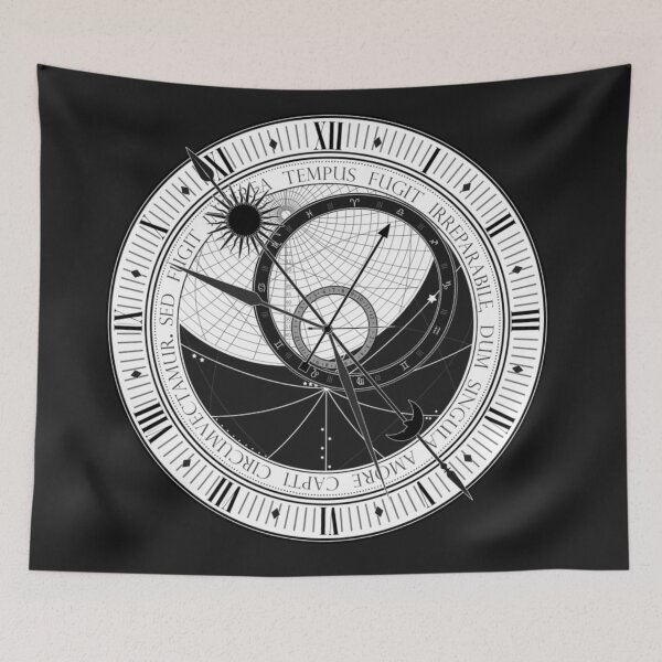 Item preview, The clock of time and astrology designed and sold by Karine Dupras.