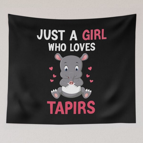Item preview, Just A Girl Who Loves Tapirs, Gift Tapir Lover  designed and sold by AEOPIN.