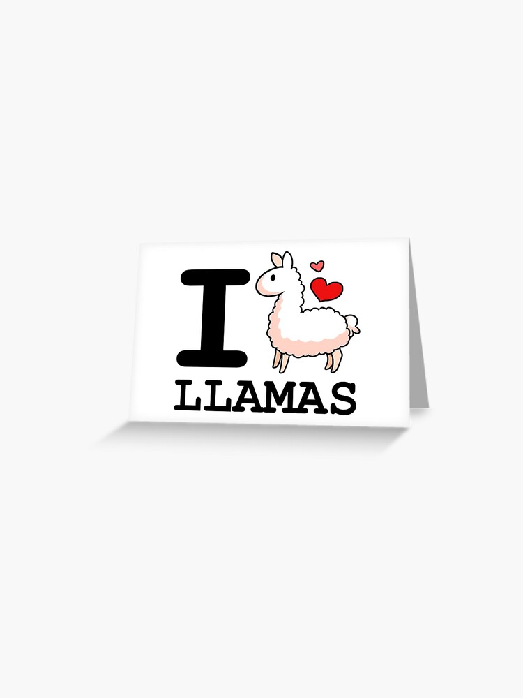 No Problem Llama Greeting Card for Sale by TheShirtYurt