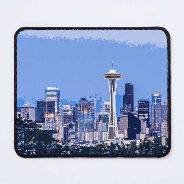 Aperçu de l'œuvre Seattle Skyline créée et vendue par Dee-Tea.