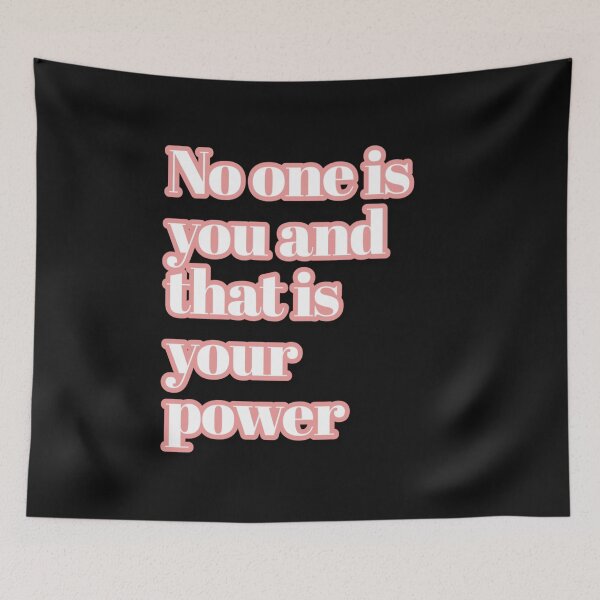 Item preview, NO ONE IS YOU THAT IS YOUR POWER QUOTE designed and sold by barasha1111.