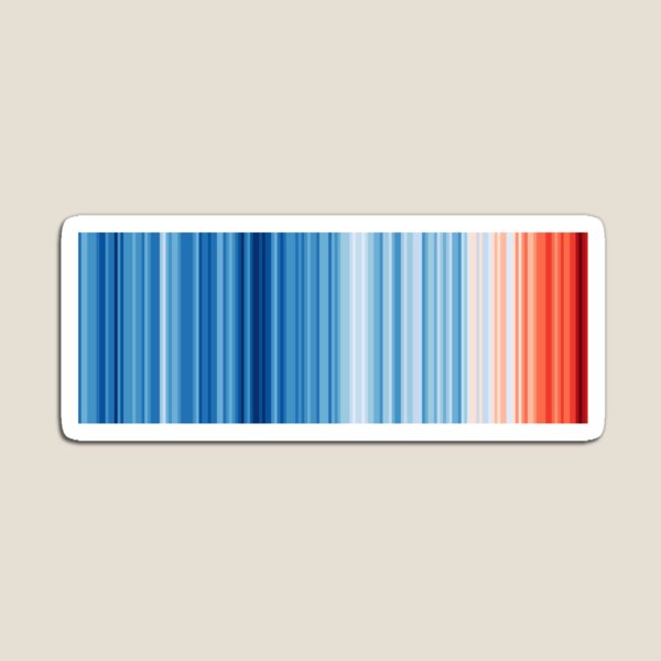 Item preview, Global warming stripes designed and sold by Tabascol.